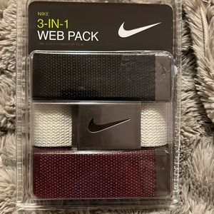 NIKE 3 IN 1 WEB PACK BELTS